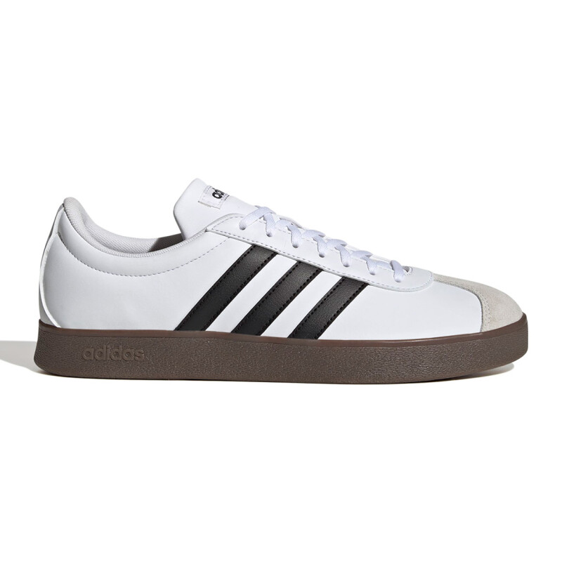 Championes de Hombre Adidas VL Court Base Blanco-Negro