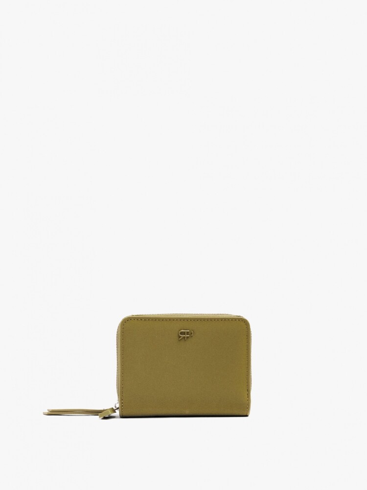 Cartera Básico Con Textura Suave caqui