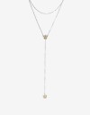 Collares Largos Metal Collar Largo Dije Metal Botánico - Dorado