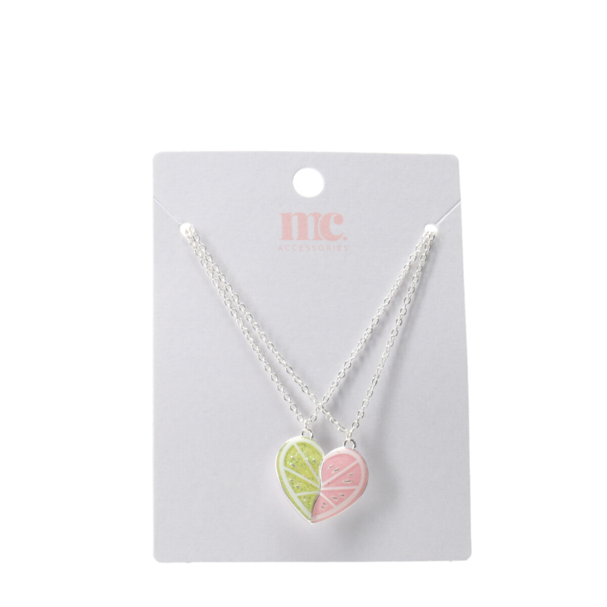 Collar de Niña MINI Miss Carol con dije corazón MINI MissCarol - Plateado 