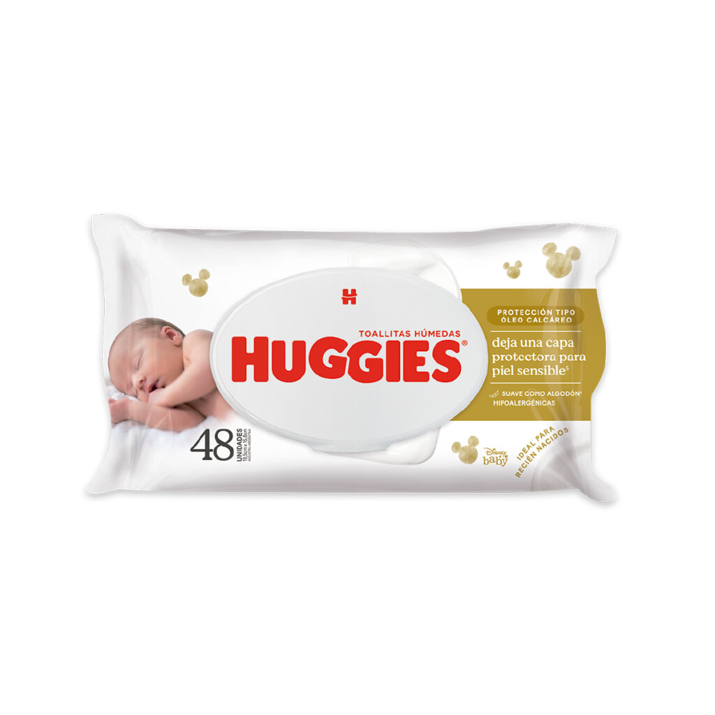 Toallas Humedas Protección tipo Óleo Calcáreo Huggies - Cont 48 unidades