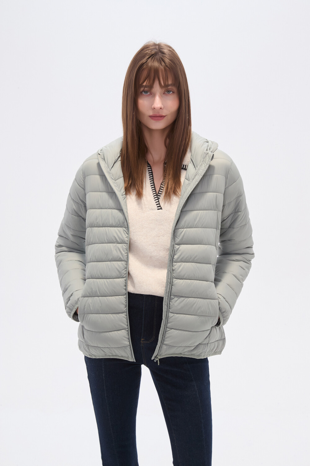 Campera Lenox Verde Azulado