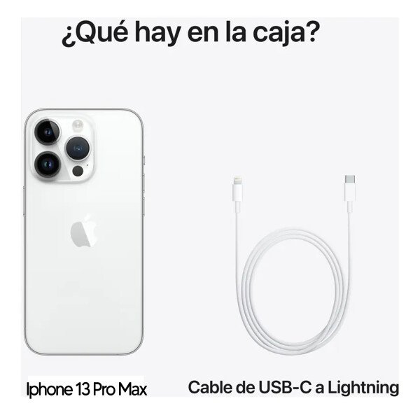 Iphone 13 Pro Max 6/128 Gb 5g PLATEADO