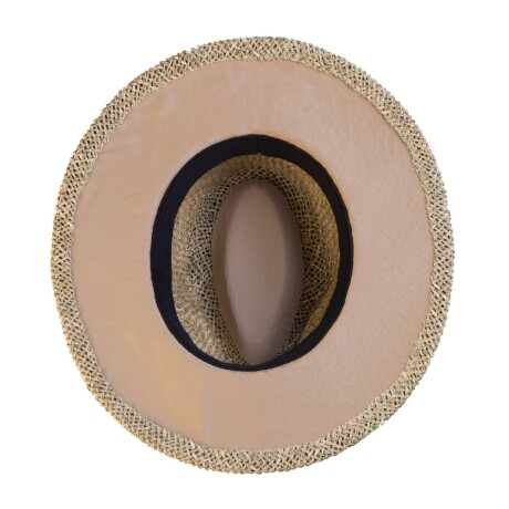 Sombrero Alga Marina 100% Fibra Natural negro