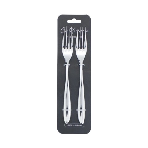 SET X2 TENEDOR DE MESA 21CM ACERO CALIFORNIA SET X2 TENEDOR DE MESA 21CM ACERO CALIFORNIA