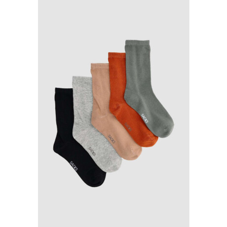 Pack x5 medias lisas infantil jk Variante 32