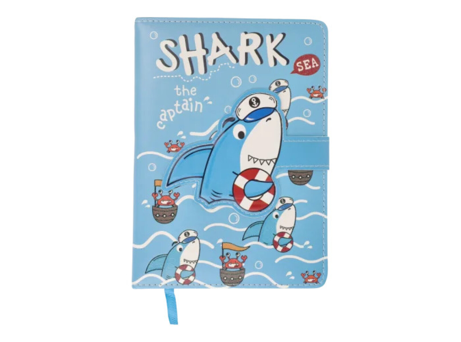 Cuaderno Cierre Magnetico - Tiburon Celeste 