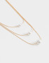 Collares Cortos Con perlas Collar Corto Con Perlas - Dorado