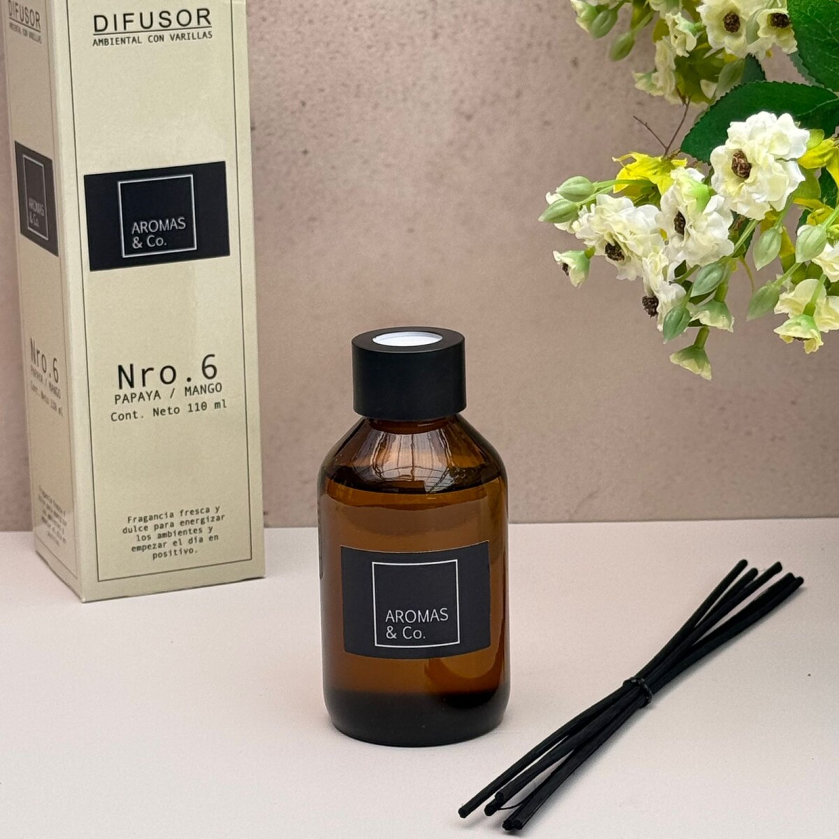 Difusor Aromatizador Ambientes | Aromas & Co. - Papaya / Mango 