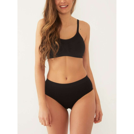 Soutien microfibra con copa Negro