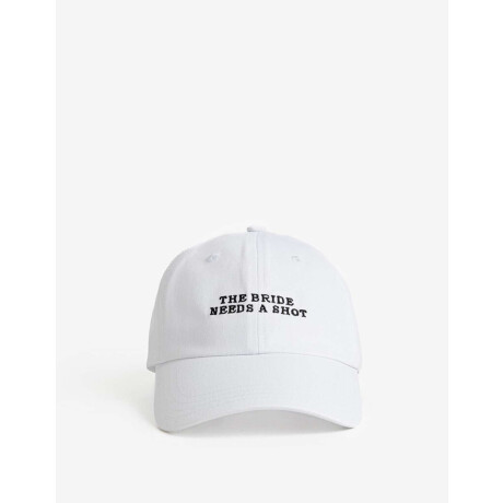 Gorra Canvas Bride To Be Blanco Crudo