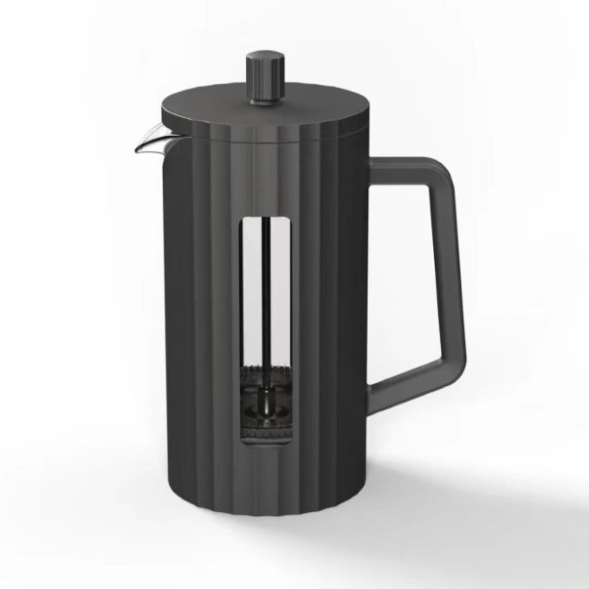 CAFETERA/TETERA FRENCH 600ML BOROSILICATO/PP NEGRO CATANIA 