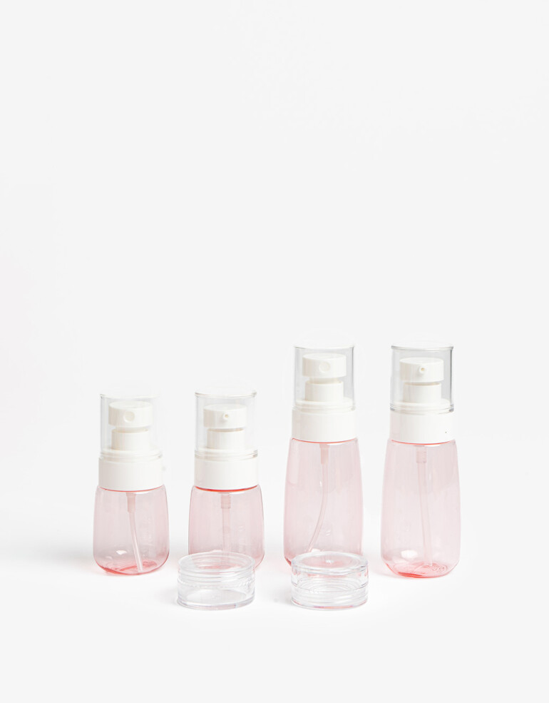 Set de Viaje Set De Envases Recargables Para Viaje - Combinacion Bicolor