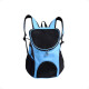 Mochila Bolsa Transportadora De Malla Mascotas Perros Gatos Talle S Celeste