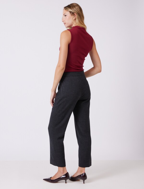 Pantalon Confort Recto GRIS OSCURO