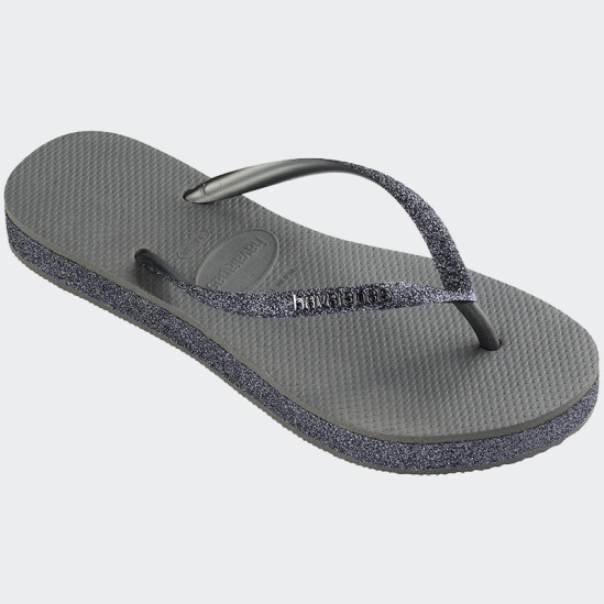 Ojotas Havaianas Slim Flatform Sparkle Gris