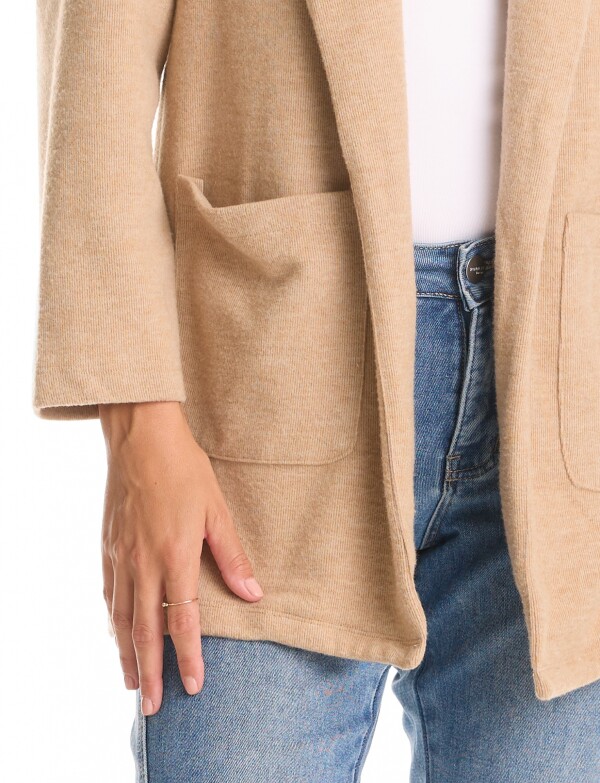 Blazer Cozy BEIGE OSCURO