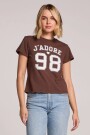 REMERA J'ADORE 98 Marron