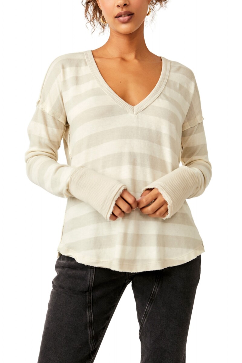 SAIL AWAY LONG SLEEVE Beige