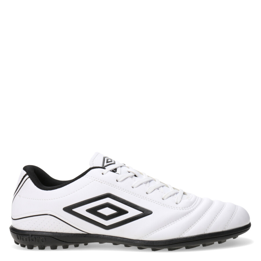 Championes de Hombre Umbro Futbol 5 Classico III TF Blanco - Negro