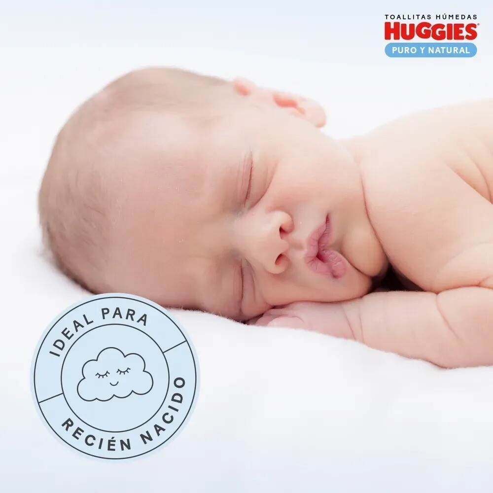 Toallitas Húmedas Huggies 99% Agua - 80 Unidades Toallitas Húmedas Huggies 99% Agua - 80 Unidades