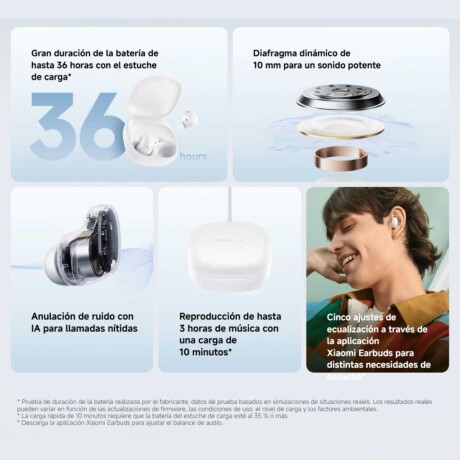 Auriculares Xiaomi Redmi Buds 6 Play V01