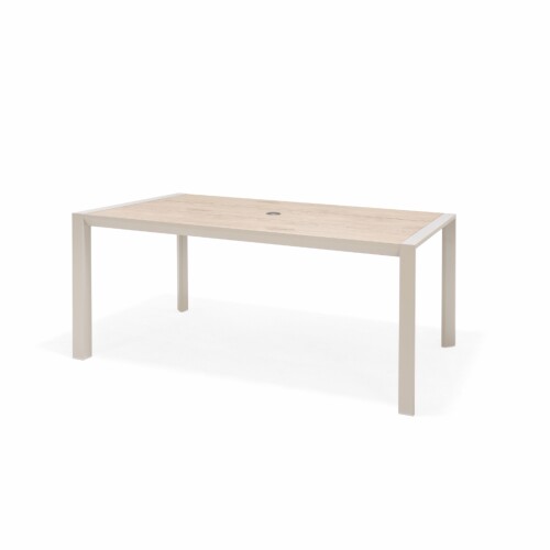 Mesa De Aluminio Para Jardín - Urbanite - 160x90 Beage