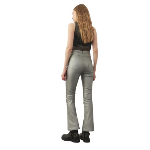 PANTALON DORIAN S-XL PLATEADO