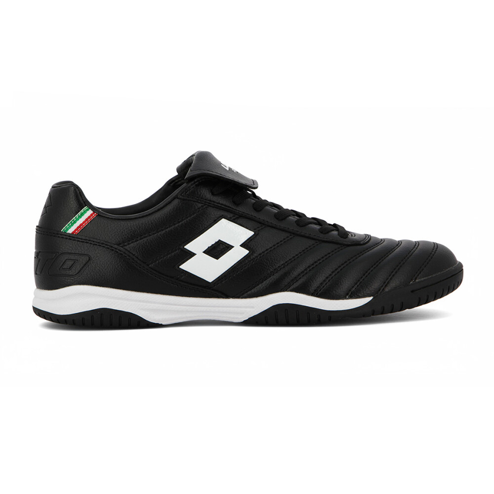 Lotto BOLOGNA Futbol sala ID Unisex - Negro/Blanco Negro-Blanco