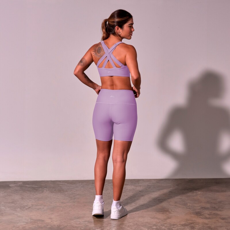 Pantalón Biker Ivy de Mujer Morado