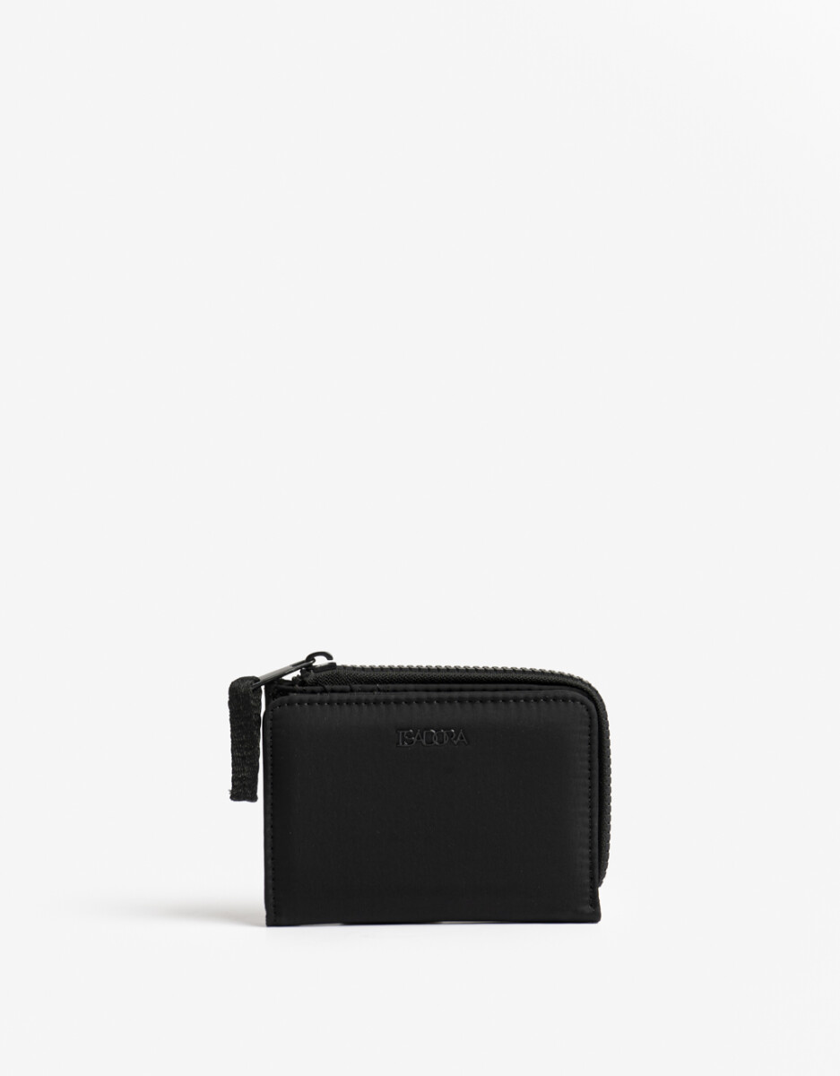 Billetera Material Reciclado Negro 
