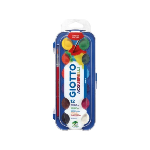 Acuarela Giotto x12 colores c/pincel Acuarela Giotto x12 colores c/pincel