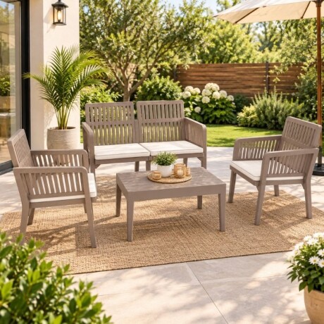 SET DE JARDIN LIZBON - CAPUCCINO SET DE JARDIN LIZBON - CAPUCCINO