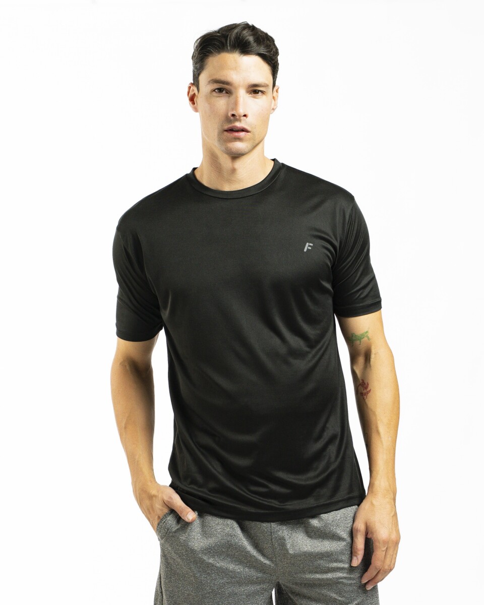 Remera Deportiva Dry Fit - Negro 