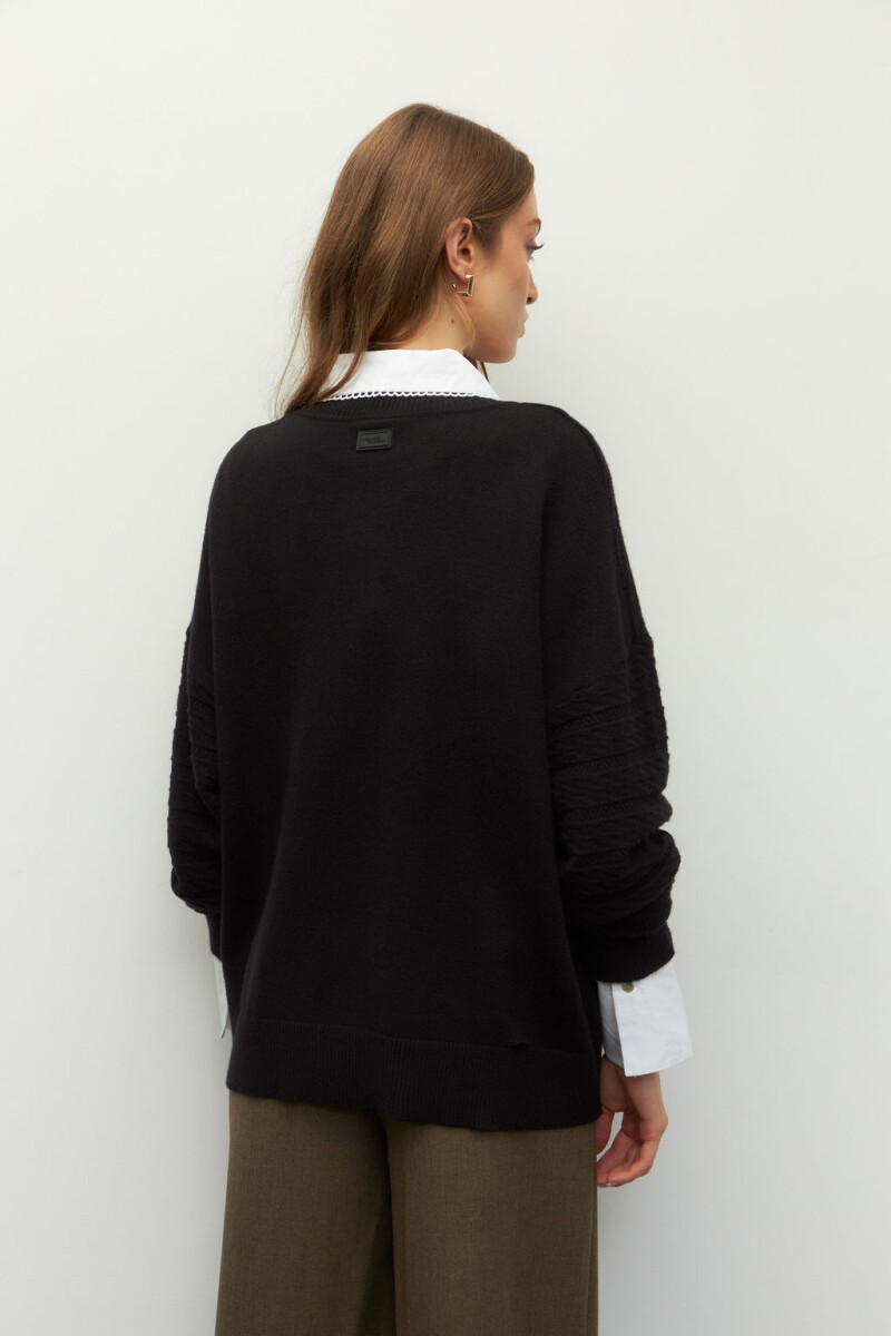 CARDIGAN TEO Negro