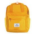 Mochila Miss Carol LIZ de tela Amarillo