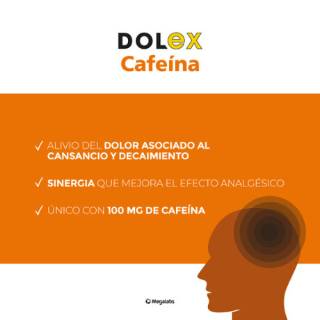 Dolex Cafeína 8 Comprimidos | Analgésico con Estimulante para Energía y Alivio Dolex Cafeína 8 Comprimidos | Analgésico con Estimulante para Energía y Alivio