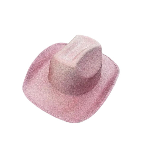 Sombrero Brilloso Rosa