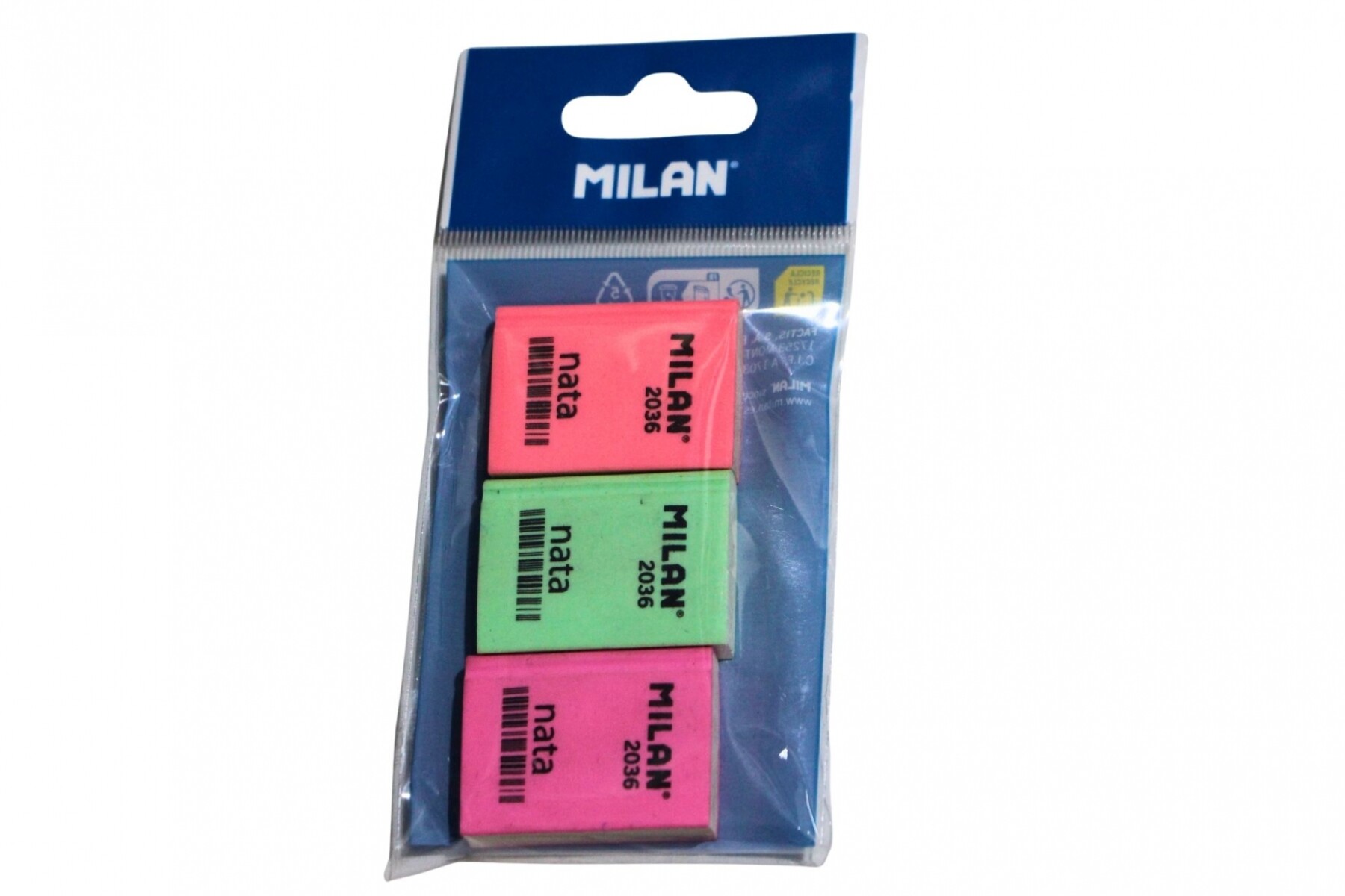 BLISTER MILAN 3 GOMAS NATA 