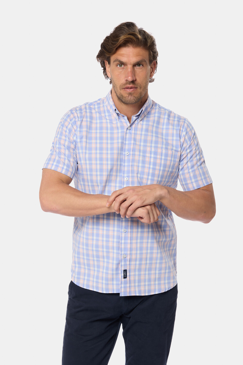 CAMISA SPORT A CUADROS Piedra
