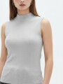 Remera Curea Gris Melange Medio
