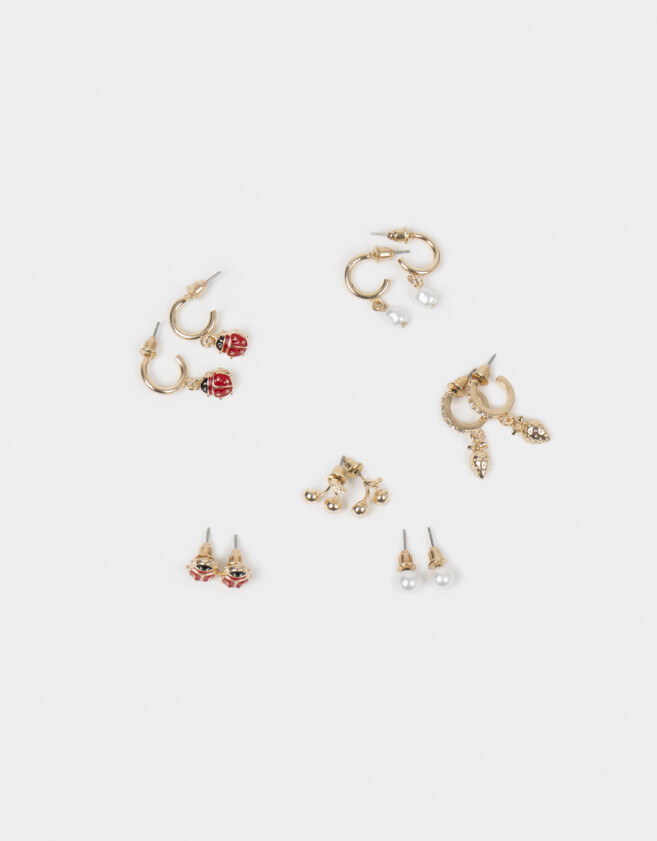 Aros Sets Frutas Set De Aros Frutas - Dorado