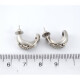 Caravanas Oro Blanco 18K Y Brillantes Caravanas Oro Blanco 18K Y Brillantes