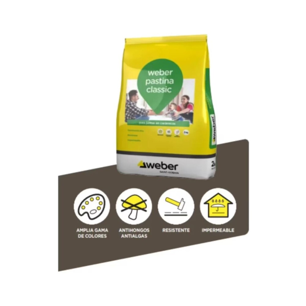 Pastina weber classic juntas 2kg Habano Pastina Weber Classic Juntas 2kg Habano