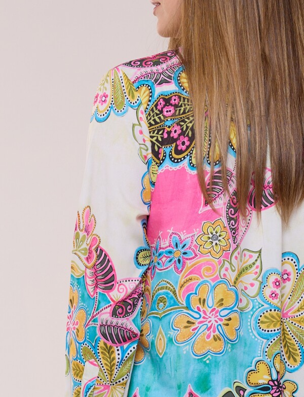 Camisa Printed MULTI/FUCSIA