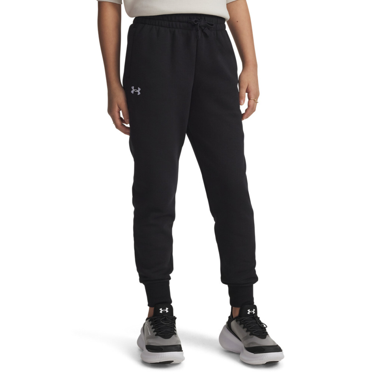 UA Rival Fleece Joggers-PNK - BLK-001 