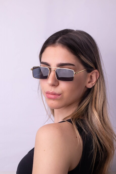 METAL SUNNIES SQUARE BLACK