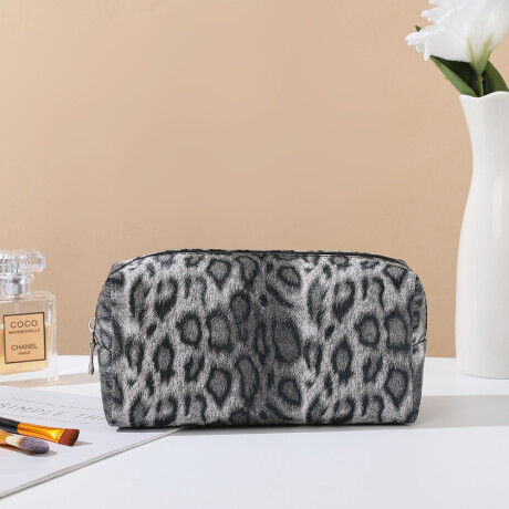 Pack Neceser Diseño Animal Print Incluye Tres Tamaños Negro