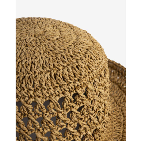 Piluso Tejido Rafia Blanco Crudo