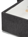 Sofá cama chaise longue VELJBY gris osc Sofá cama chaise longue VELJBY gris osc